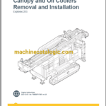 Epiroc Explorac 235 Component Removal and Installation Instructions