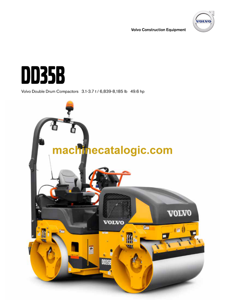 Volvo DD35B Asphalt Compactor Service and Repair Manual