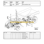 Volvo A25F Articulated Hauler Dump Truck Parts Manual