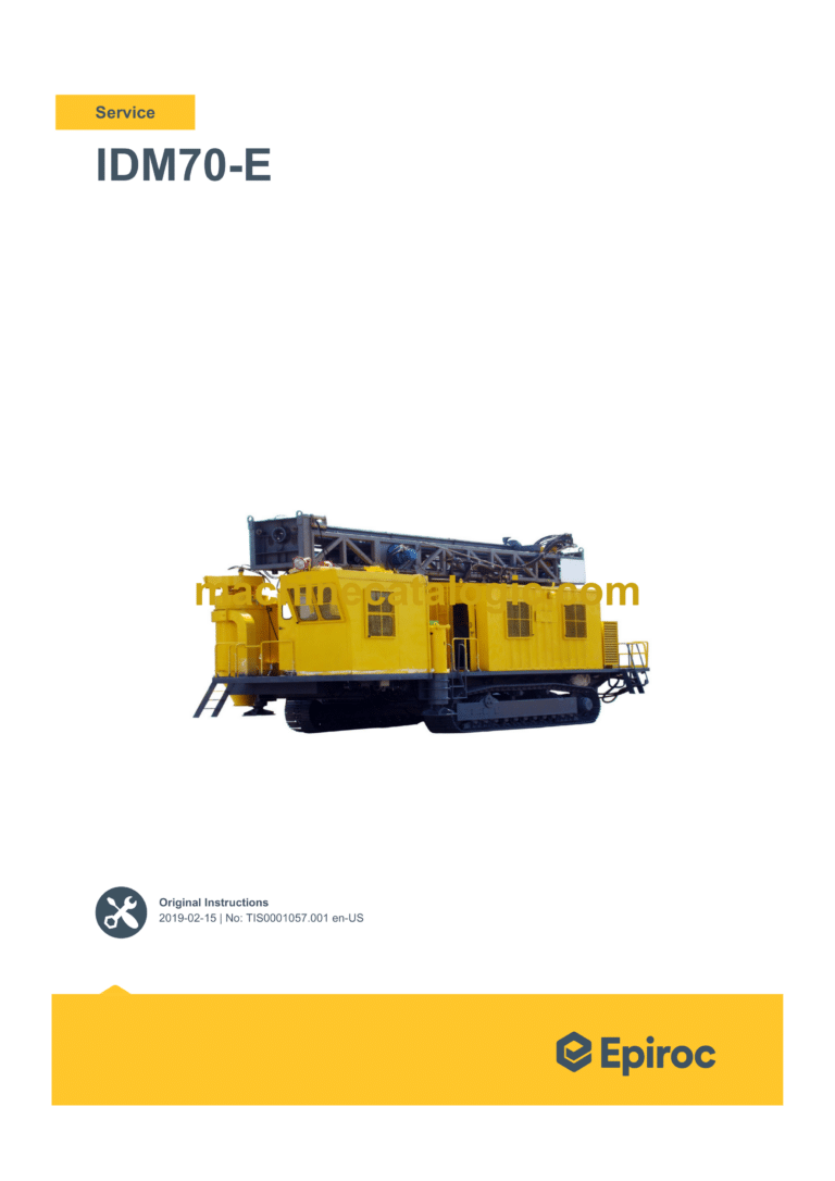 Epiroc IDM70E Service Manual