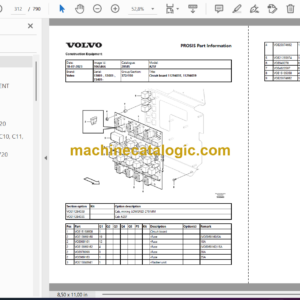 Volvo A25F Articulated Hauler Dump Truck Parts Manual