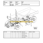 Volvo A30D Articulated Hauler Dump Truck Parts Manual