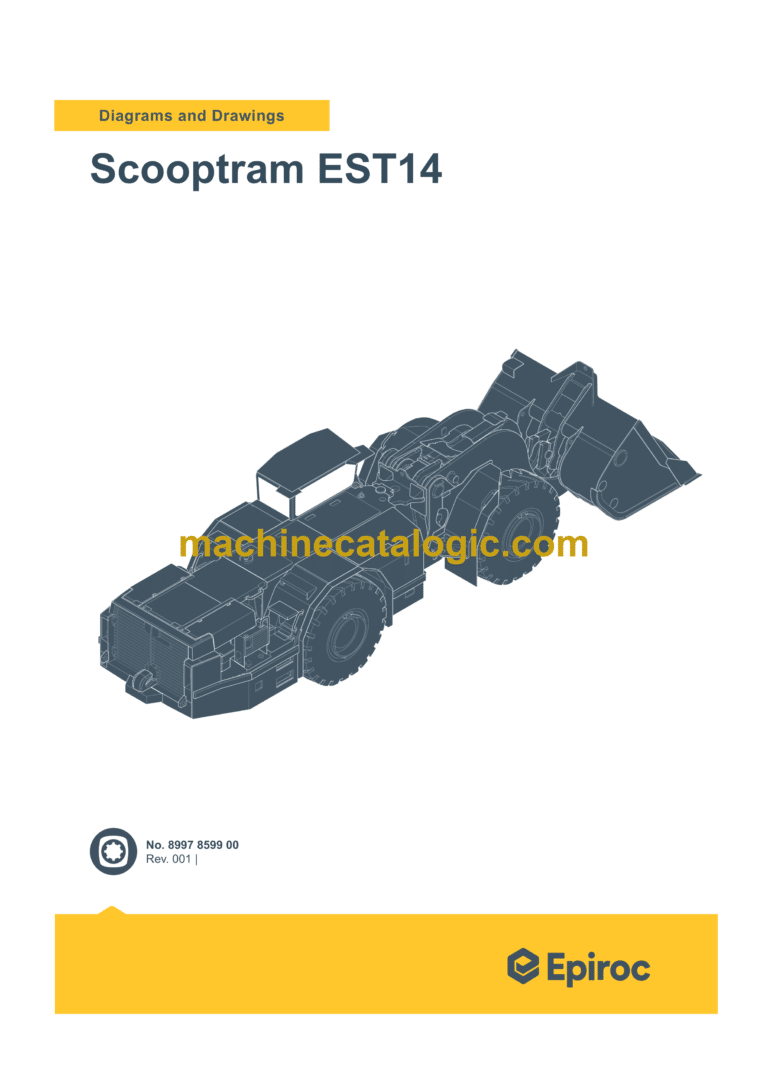 Epiroc Scooptram EST14 Diagrams and Drawings Manual
