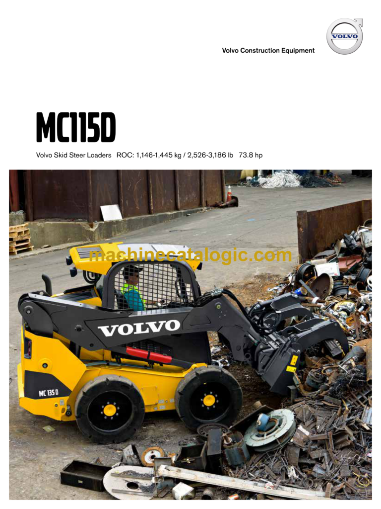Volvo MC115D Skid Steer Loader Service & Repair Manual
