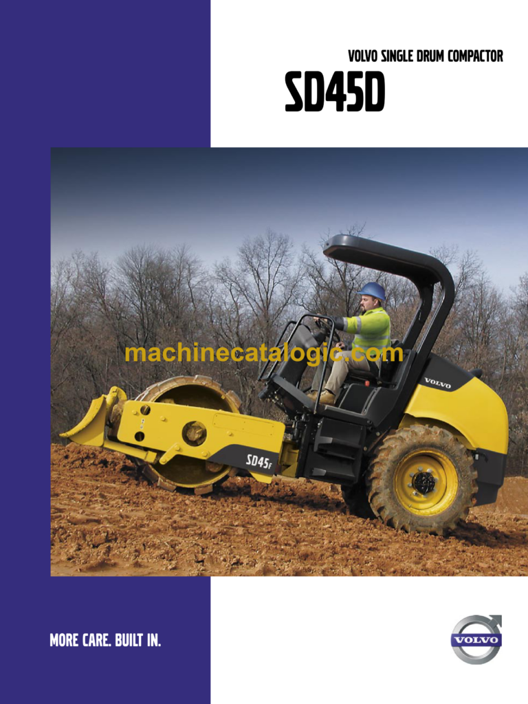 Volvo SD45D Soil Compactor Service and Repair Manual