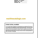 Link Belt Crane LS718 HLA Service Manual