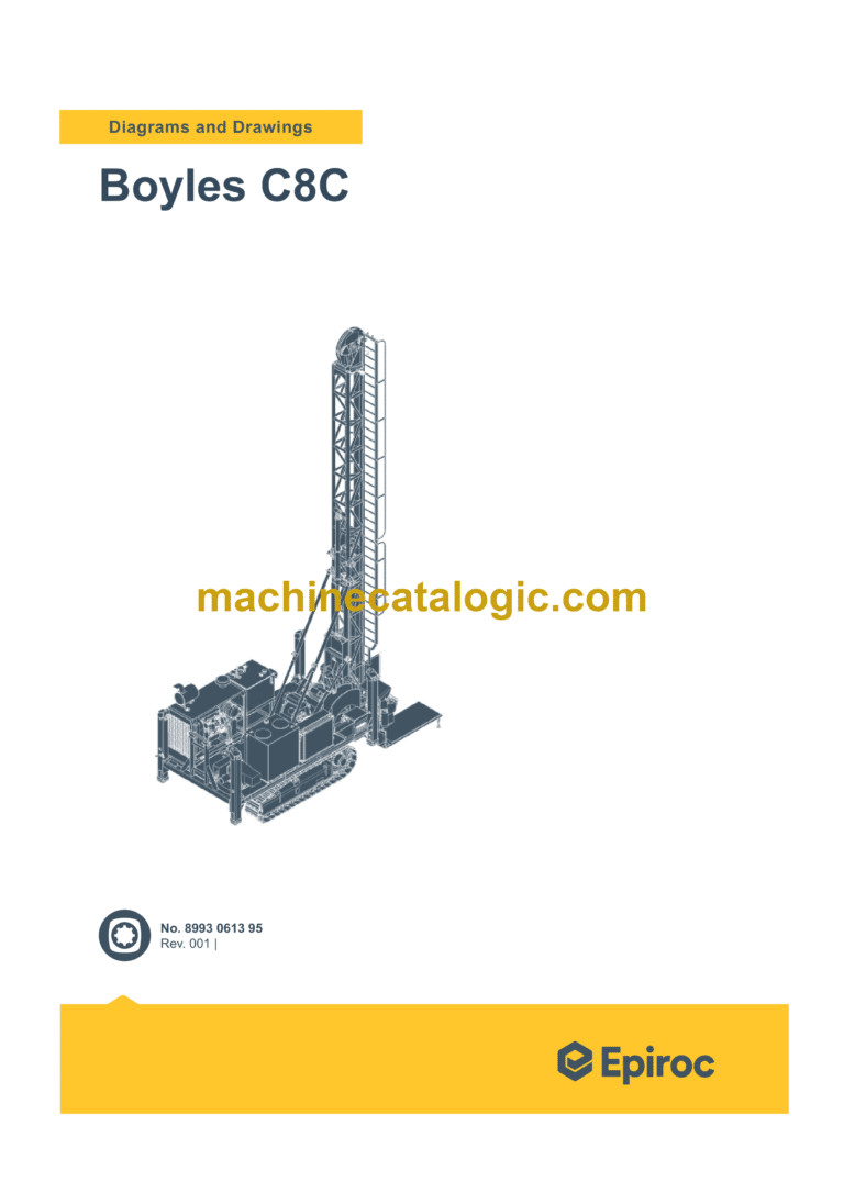 Epiroc Boyles C8C Diagrams and Drawings Manual