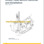 Epiroc IBH10 II Blast Hole Drills Component Removal and Installation Instructions