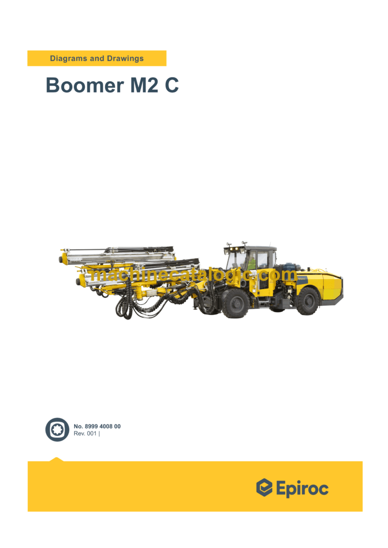 Epiroc Boomer M2 C Diagrams and Drawings Manual
