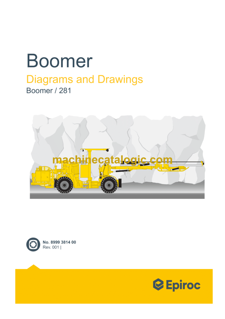 Epiroc Boomer 281 Diagrams and Drawings Manual