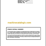 Link Belt Crane LS718 Service Manual