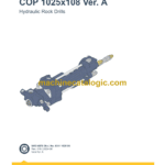 Epiroc COP 1025x108 Version A Hydraulic Rock Drills Parts Catalog