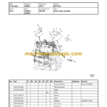 Volvo MCT135C Skid Steer Loader Parts Manual