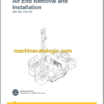Epiroc IDM30 Blast Hole Drills Component Removal and Installation Instructions