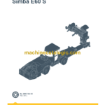 Epiroc Simba E60 S Diagrams and Drawings Manual
