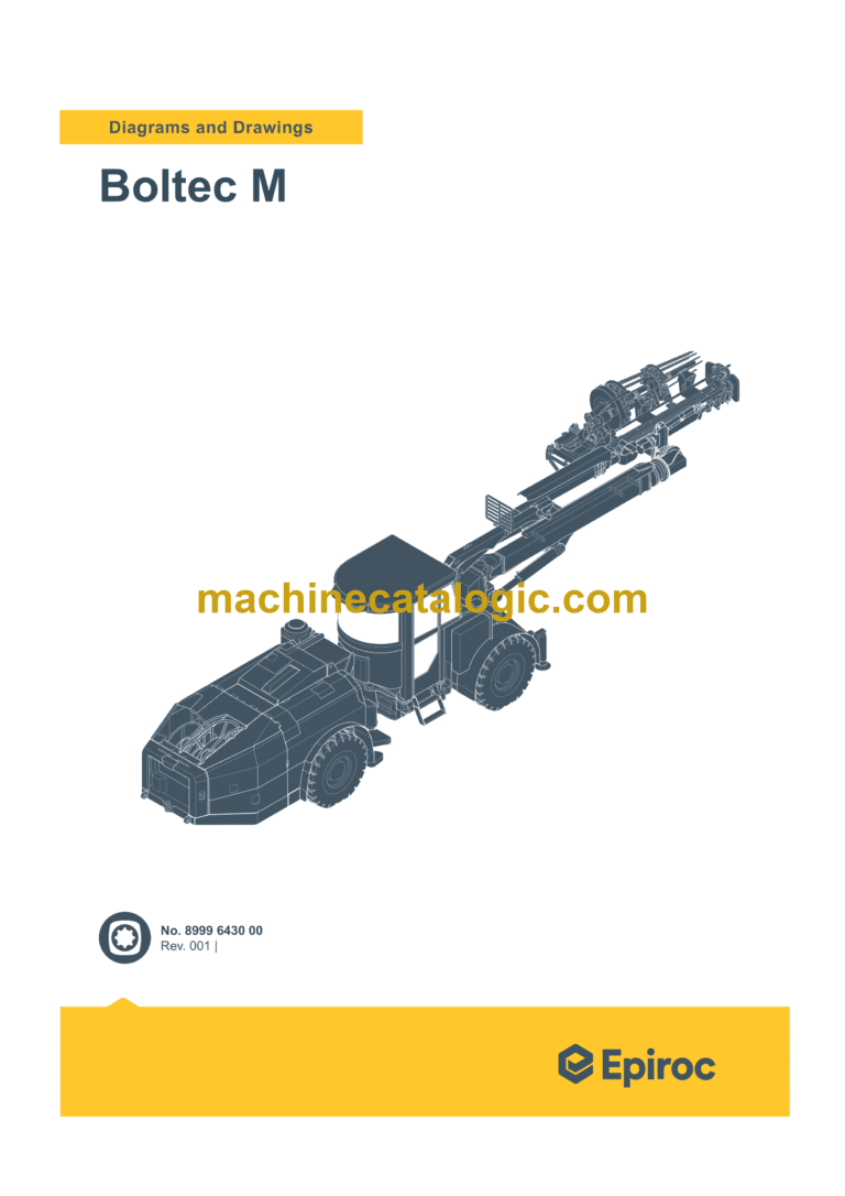 Epiroc Boltec M Diagrams and Drawings Manual