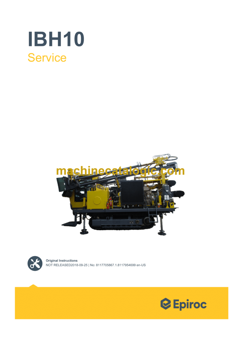 Epiroc IBH10 Service Manual