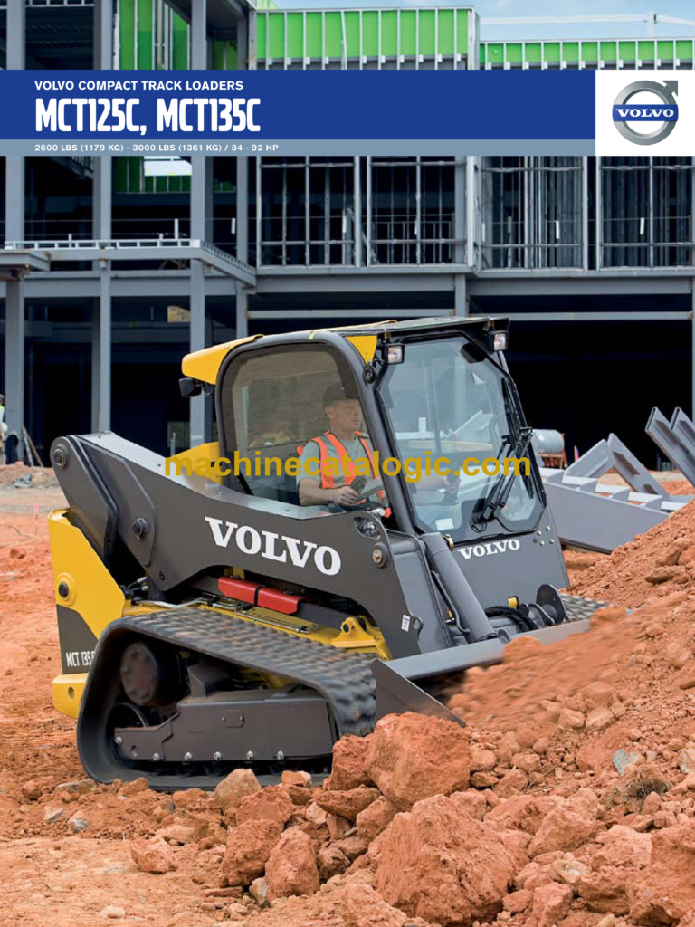Volvo MCT125C, MCT135C Skid Steer Loader Service & Repair Manual