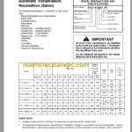 Link Belt Crane HC238H-2 Service Manual