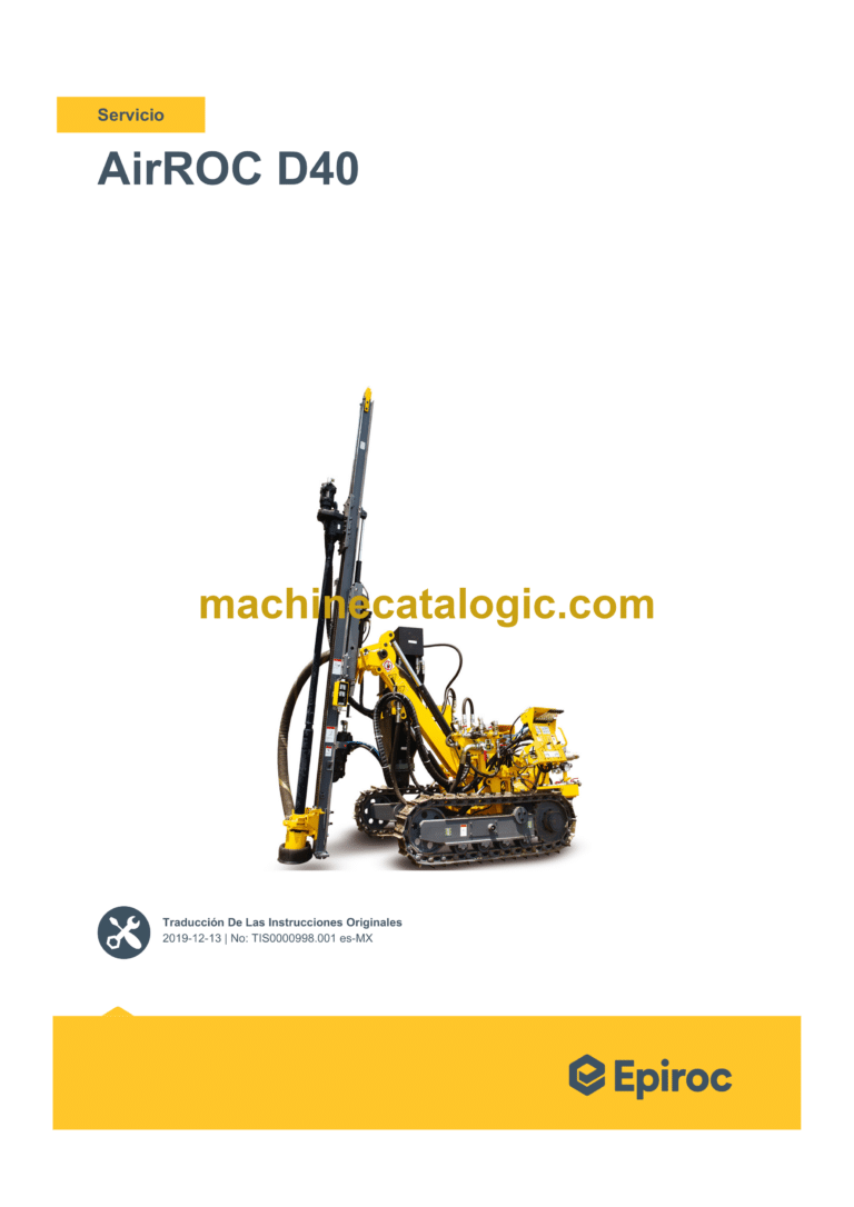 Epiroc AirROC D40 Service Manual