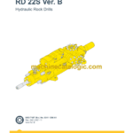 Epiroc Hydraulic Rock Drills RD 22S Version B Parts Catalog