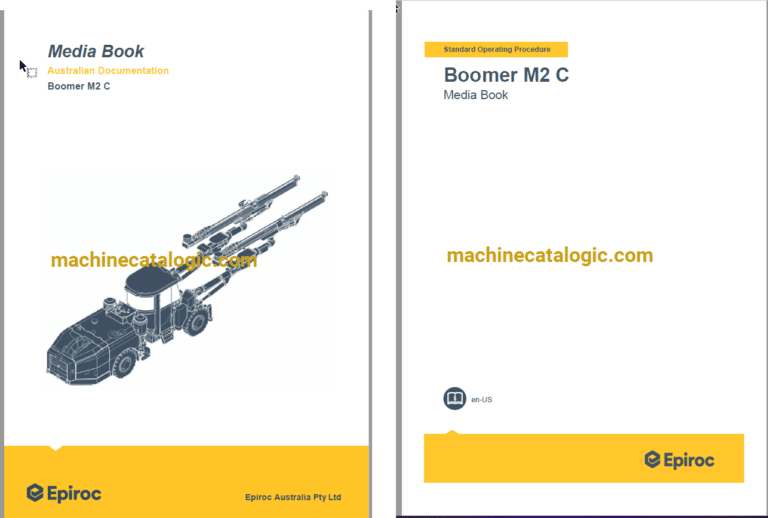 Epiroc Boomer M2 C Component Removal and Installation Instructions
