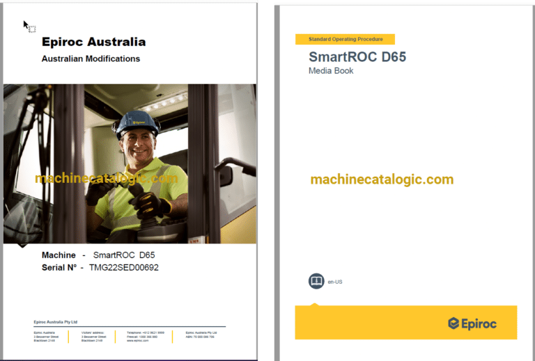 Epiroc SmartROC D65 Component Removal and Installation Instructions