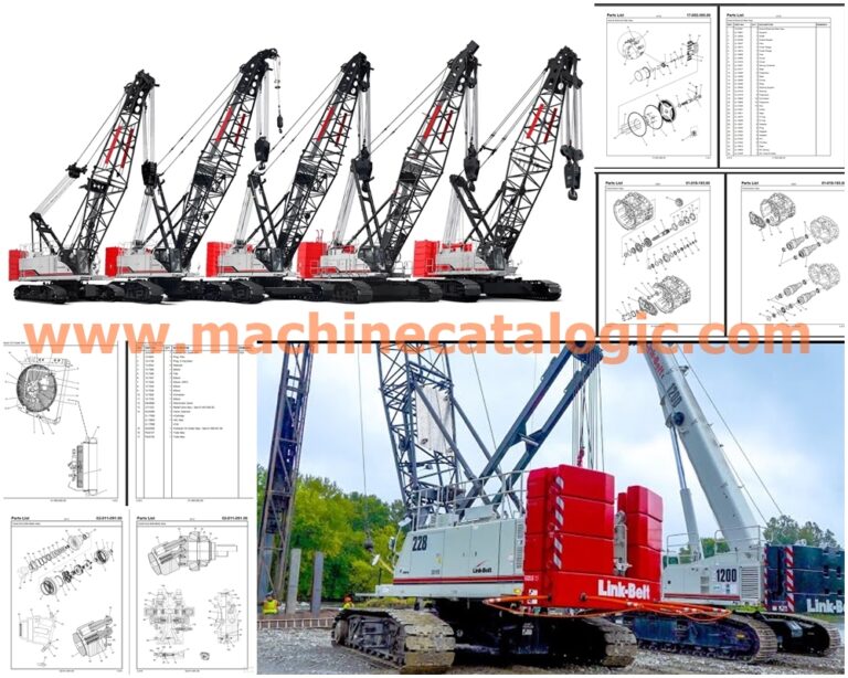 Link-Belt Cranes Parts Manual DVD (8.45 GB)