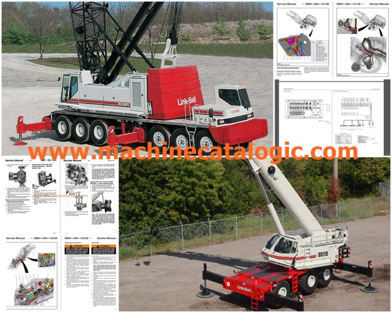 Link-Belt Cranes Service Manual Archive (PDF) - Full Models, 10.78 GB
