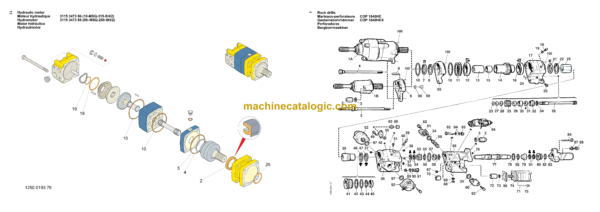 Atlas Copco COP 1840HE, COP 1840HEX Hydraulic Rock Drill Parts Catalog - Image 3