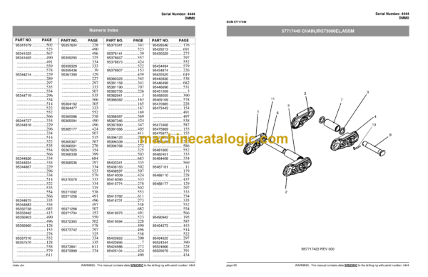 Atlas Copco DMM2 Blasthole Drills Rig Parts Catalog - Image 3