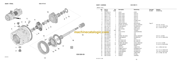 Atlas Copco ROC L8 Drilling Rig Parts Catalog - Image 3