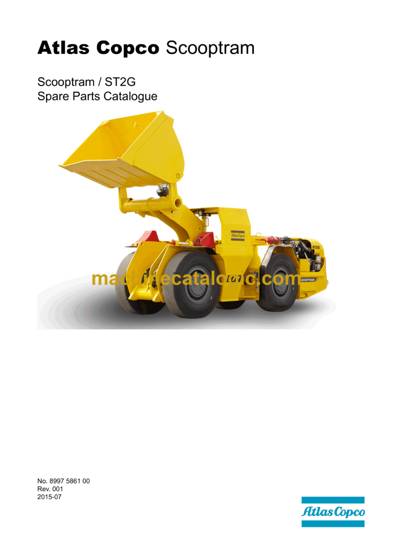 Atlas Copco Scooptram ST2G Parts Catalog
