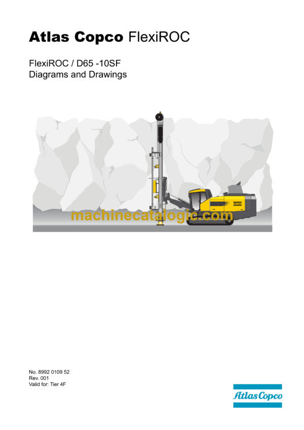 Atlas Copco FlexiROC D65-10SF Diagrams and Drawings Manual