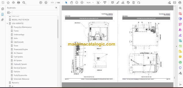 Atlas Copco PV271D RCS4 Pit Viper Parts Catalog - Image 2