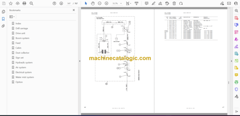 Atlas Copco ROC F7-11 Drilling Rig Parts Catalog