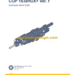 Epiroc COP 1838HUX+ Ver. F Hydraulic Rock Drills Parts Catalog