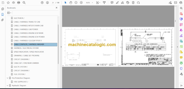 Atlas Copco Minetruck MT5020 Diagrams and Drawings Manual - Image 2