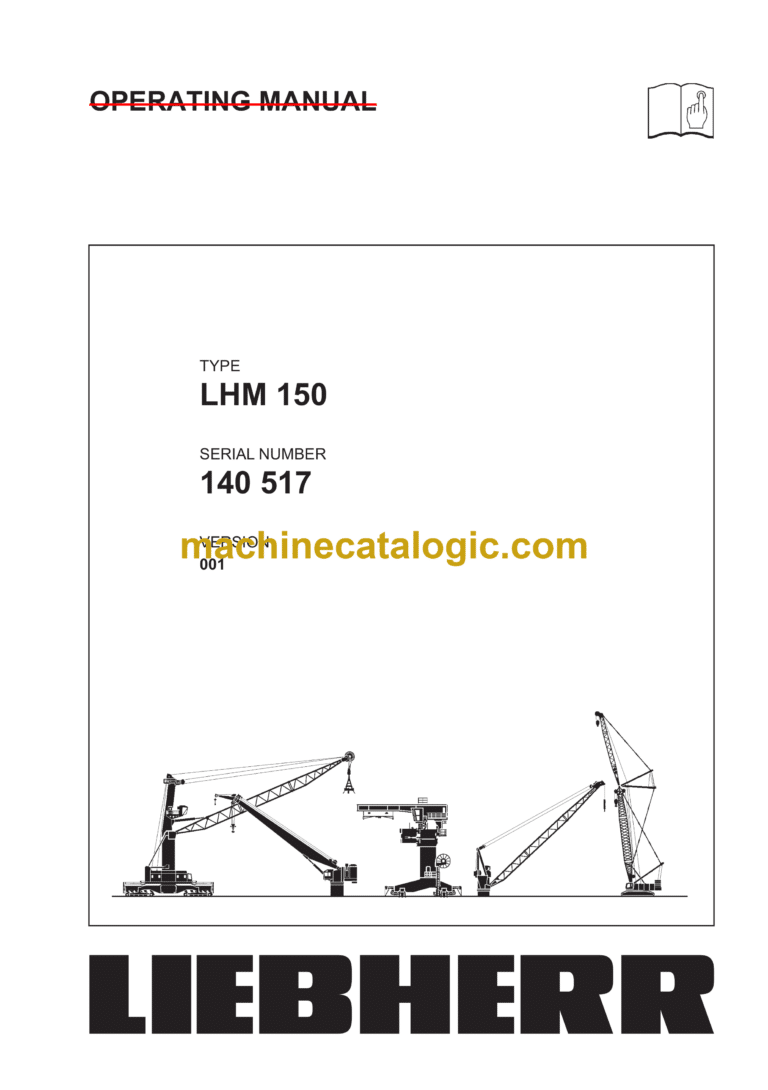 Liebherr LHM 150 Mobile Harbour Crane Technical Manual (140517)