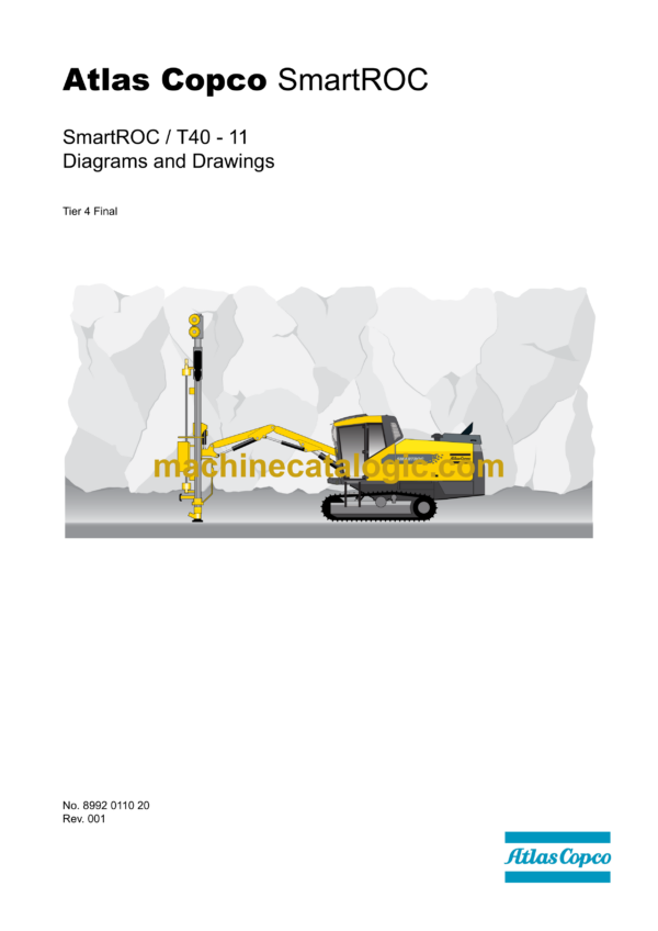 Atlas Copco SmartROC T40-11 Tier 4 Final Diagrams and Drawings Manual