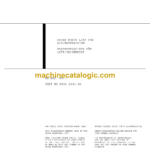 Atlas Copco RB M2D Rocket Boomer Parts Catalog