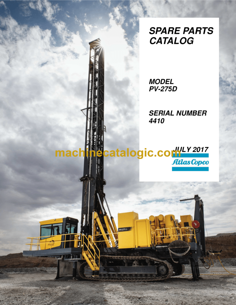 Atlas Copco PV275D Pit Viper Parts Catalog