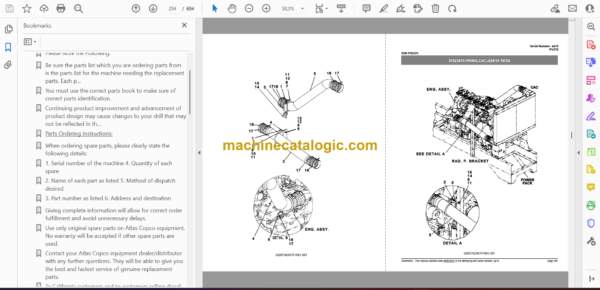 Atlas Copco PV275D Pit Viper Parts Catalog - Image 3