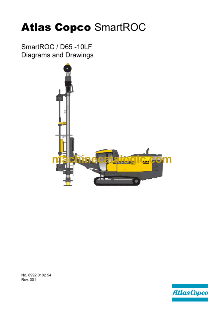 Atlas Copco SmartROC D65-10LF Diagrams and Drawings Manual