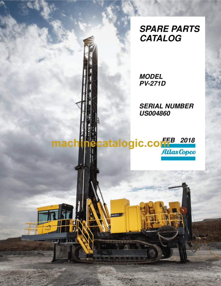 Atlas Copco PV271D Pit Viper Parts Catalog