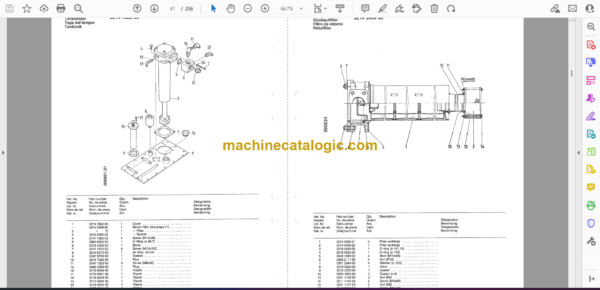 Atlas Copco ROC 742HC-10,11,12 ROC 748HC-10,11,12 Hydraulic Crawler Drills Parts Catalog - Image 2