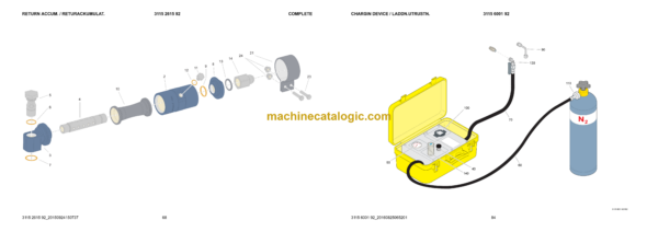 Atlas Copco COP 2560+ Version F Hydraulic Rock Drill Parts Catalog - Image 3