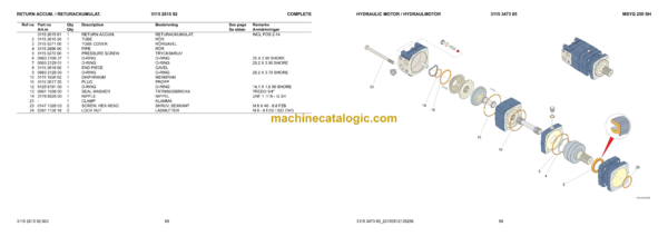 Atlas Copco COP 2560+ Version F Hydraulic Rock Drill Parts Catalog - Image 4