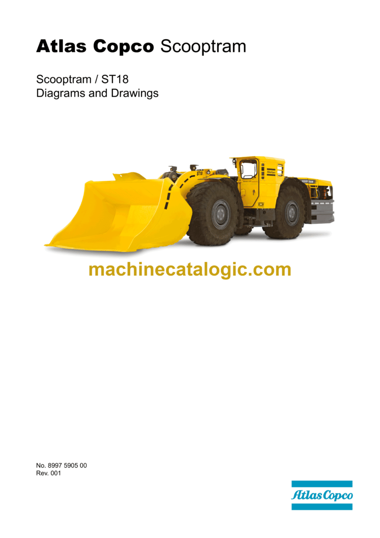 Atlas Copco Scooptram ST18 Diagrams and Drawings Manual