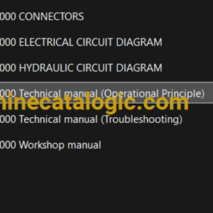 Hitachi Sumitomo CX2000 Full Manual (Technical, Workshop, Diagrams Manual)